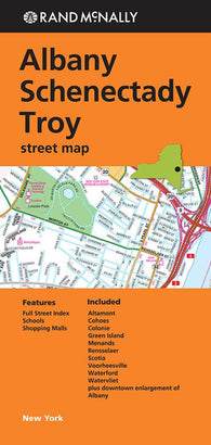 Buy map Albany, Schenectady and Troy, New York