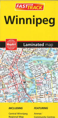 Buy map Winnipeg FastTrack Laminated Map