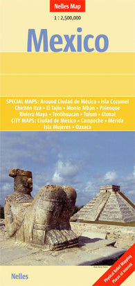 Buy map Mexico, Guatemala, Belize and El Salvador by Nelles Verlag GmbH