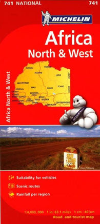Buy map Africa, North and West (741) by Michelin Maps and Guides