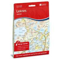 Buy map Leknes, 1:50,000 topo map, sheet #10133
