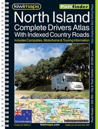 Buy map North Island, New Zealand, Drivers Atlas by Kiwi Maps