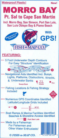 Buy map Morro Bay, Pt. Sal to Cape San Martin Fishing Map