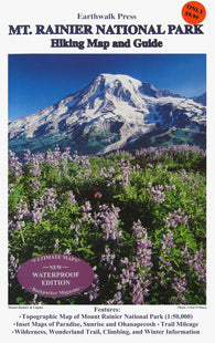 Buy map Mount Rainier National Park, Washington, waterproof by Earthwalk Press