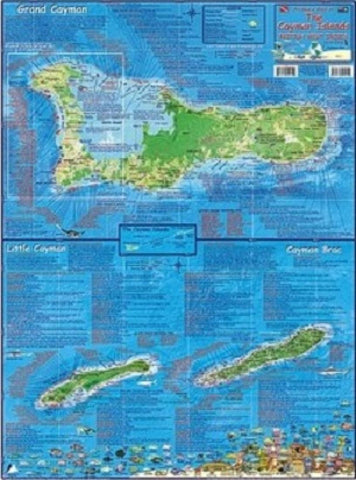 Buy map Caribbean Map, Cayman Islands, laminated, 2008 by Frankos Maps Ltd.