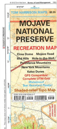 Buy map Mojave National Preserve, California by Tom Harrison Maps
