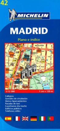 Buy map Madrid, Spain (42) by Michelin Maps and Guides