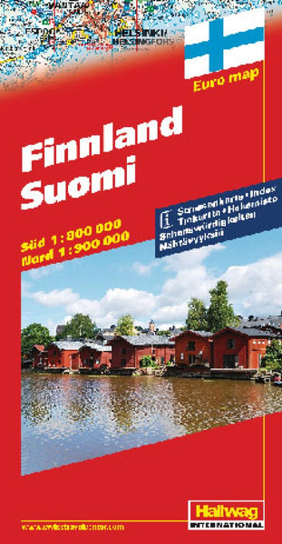 Buy map Finland by Hallwag