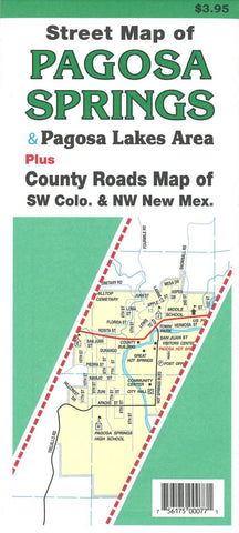 Buy map Street Map of Pagosa Springs, Colorado and the Pagosa Lakes Area by North Star Mapping