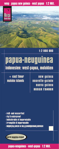 Buy map Papua New Guinea and West Papua + East Timor, Maluku Islands by Reise Know-How Verlag