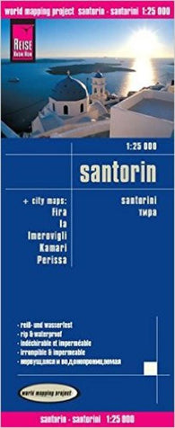 Buy map Santorin = Santorini Road Map