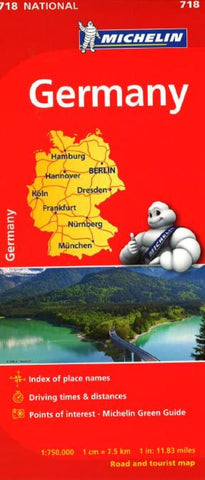 Buy map Germany (718) by Michelin Maps and Guides