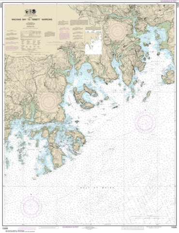 Buy map Machias Bay to Tibbett Narrows (13326-14) by NOAA