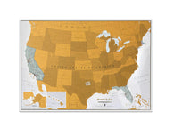Buy map Scratch USA by Maps International Ltd.