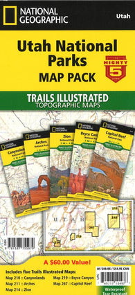 Buy map Utah National Parks : map pack : trails illustrated topographic maps