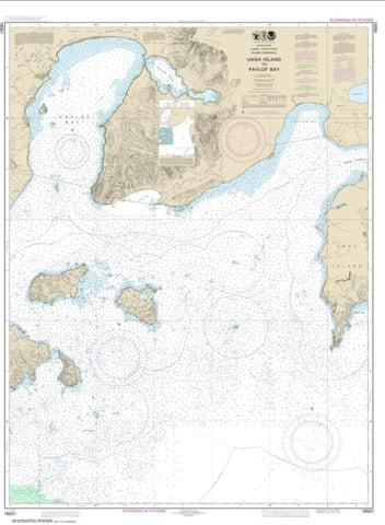 Buy map Unga Island to Pavlof Bay, Alaska Pen. (16551-11) by NOAA