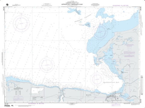 Buy map Approaches To Manzanillo Bay (NGA-26140-2) by National Geospatial-Intelligence Agency