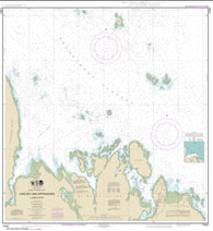 Buy map Lake Bay and approaches, Clarence Str. (17401-12) by NOAA