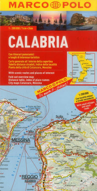 Buy map Calabria, Italy by Marco Polo Travel Publishing Ltd