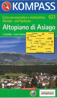 Buy map Altopiano di Asiago Hiking Map