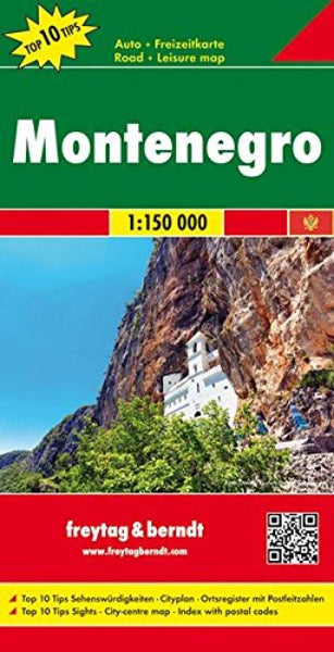 Buy map Montenegro by Freytag-Berndt und Artaria