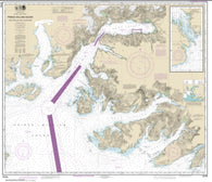 Buy map Prince William Sound-Port Fidalgo and Valdez Arm; Tatitlek Narrows (16708-28) by NOAA