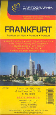 Buy map Frankfurt 1:15 000 = Frankfurt am Main
