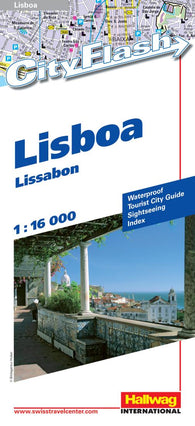 Buy map Lisbon, Portugal City Flash Map by Hallwag
