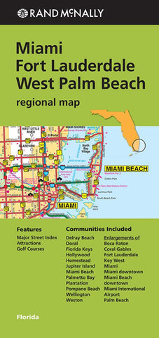 Buy map Florida, Southern, Regional by Rand McNally