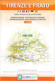 Buy map Firenze and Prato Province, Italy by Litografia Artistica Cartografica