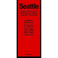 Buy map Seattle, WA : Pike Place Market First Hill : Pioneer Sq. Bainbridge Is. : University District Belltown : Capitol Hill Madison Park by Red Maps