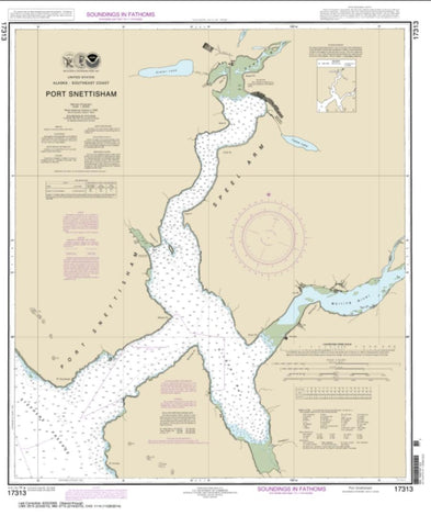 Buy map Port Snettisham (17313-9) by NOAA