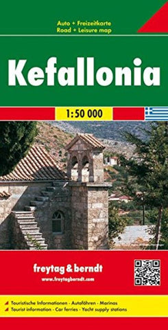 Buy map Kefalonia, Greece by Freytag-Berndt und Artaria