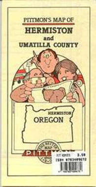 Buy map Hermiston and Umatilla County, Oregon by Pittmon Map Company