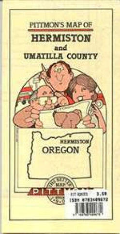 Buy map Hermiston and Umatilla County, Oregon by Pittmon Map Company