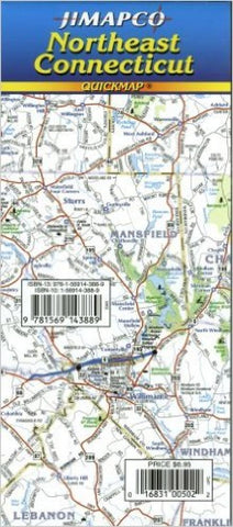 Buy map Connecticut, Northeast, Quickmap by Jimapco
