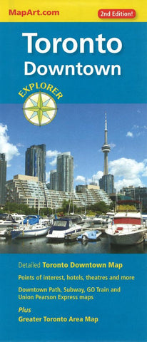 Buy map Toronto Downtown Explorer Map