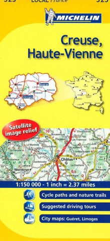Buy map Creuse, Haute-Vienne (325) by Michelin Maps and Guides
