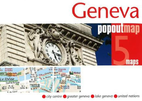 Buy map Geneva, Switzerland, PopOut Map by PopOut Products, Compass Maps Ltd.