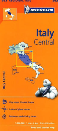 Buy map Italy, Central (563) by Michelin Maps and Guides