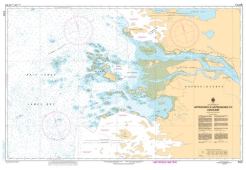 Buy map Approches a/Approaches to Chisasibi by Canadian Hydrographic Service