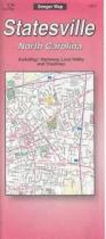 Buy map Statesville, North Carolina by The Seeger Map Company Inc.