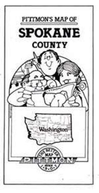 Buy map Spokane County, Washington by Pittmon Map Company