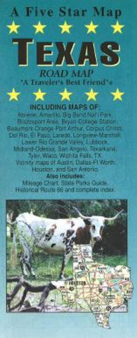 Buy map Texas : road map : a travelers best friend