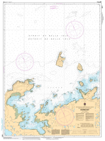 Buy map Sacred Bay by Canadian Hydrographic Service