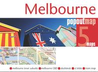 Buy map Melbourne, Australia, PopOut Map by PopOut Products