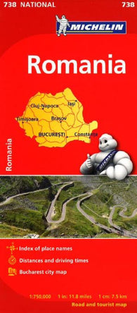 Buy map Romania (738) by Michelin Maps and Guides
