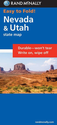 Buy map Nevada and Utah, Easy to Fold