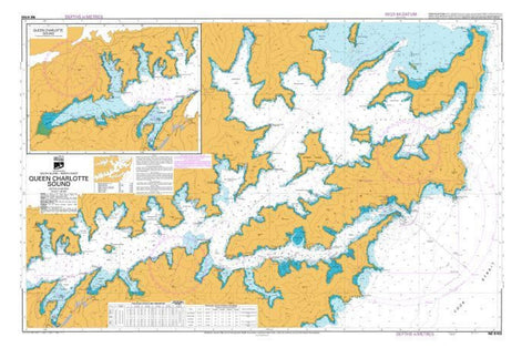 Buy map QUEEN CHARLOTTE SOUND (6153) by Land Information New Zealand (LINZ)
