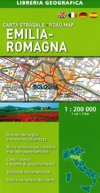 Buy map Emilia-Romagna, Italy, Road Map by Libreria Geografica